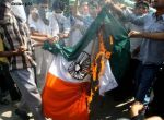 भारतीय ध्वज के अपमान का मामला जम्मू में तिरंगा जलाया