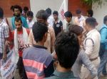 पटना विश्वविद्यालय के गार्डो ने छात्रों पर चलायी गोली.