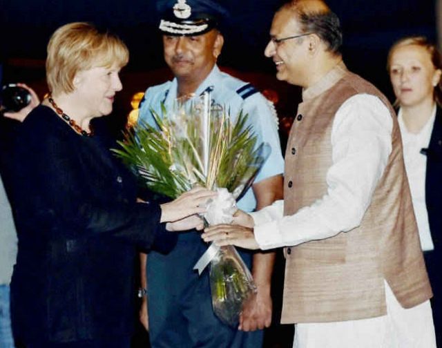 भारत पहुंची जर्मन चांसलर, आज करेंगे PM मोदी से मुलाक़ात