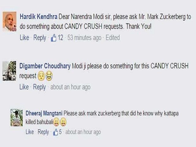 लोगों ने PM मोदी से की रिक्वेस्ट : जुकरबर्ग से मिल कैंडी क्रश नोटिफिकेशन रुकवाएं
