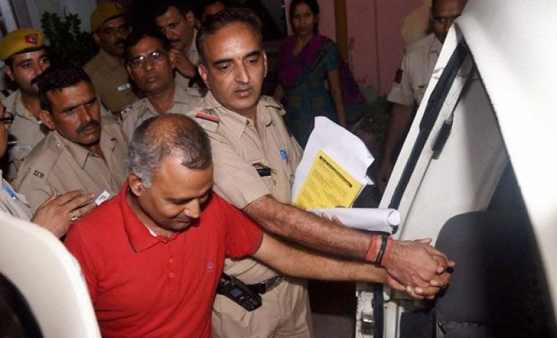 2 दिन की पुलिस रिमांड में भेजे गए AAP विधायक भारती