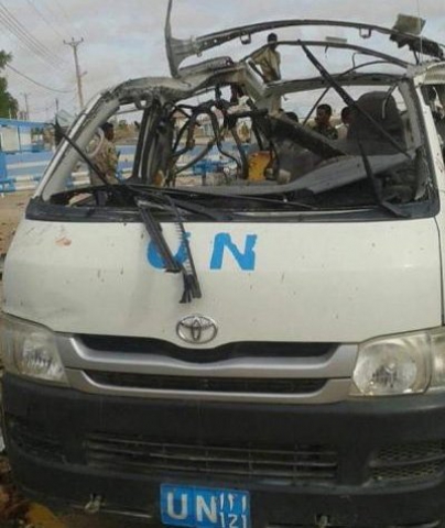 संयुक्त राष्ट्र की स्टाफ बस पर आतंकी हमला, 7 की मौत