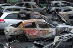 फ्रांस में नए साल के उल्लास में जलाए गए 650 वाहन