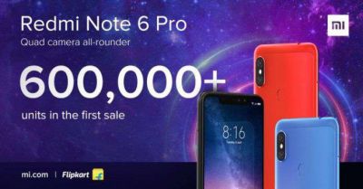 सारे रिकॉर्ड ध्वस्त, पहले ही दिन 6 लाख लोगों ने खरीदा Redmi Note 6 Pro