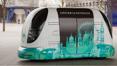 First ever driverless shuttle bus tested in London