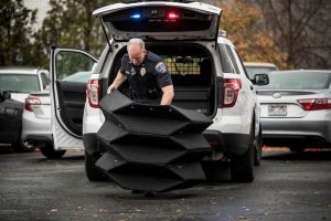 Origami influence, scientists developed the advanced bulletproof shield for personnel