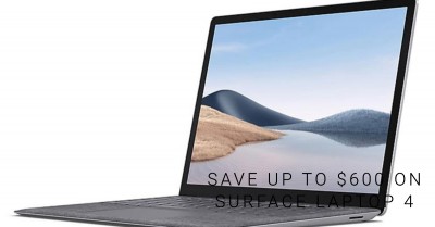 With these fantastic offers, you can save up to $600 on Microsoft's Surface Laptop 4