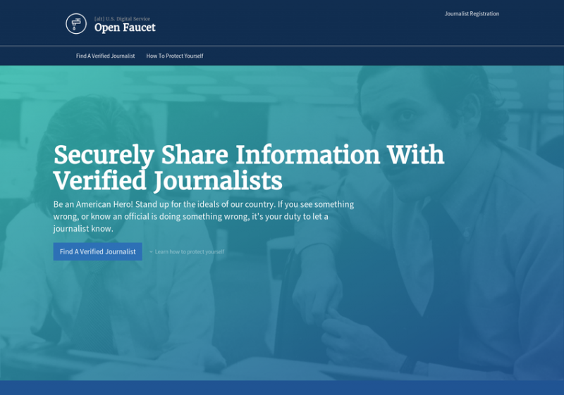 Open Faucet, be a Hero! share every information with verified journalists