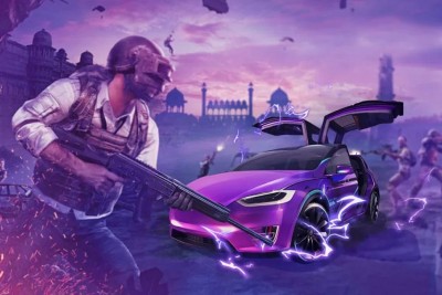 Tesla in PUBG Mobile video game, update the latest version soon