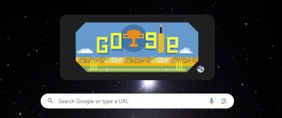 Google made a doodle before the World Cup final