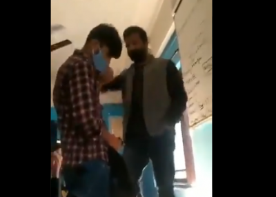 Teacher slaps 18 times in 40 seconds in Srinagar, video goes viral