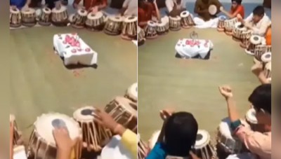 Video: 'शिव तांडव' पर तबला बजते देख खड़े हो गए लोगों के रोंगटे