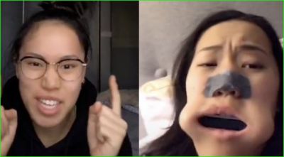Girl was making 'Tik-Tok' video, 'harmonica' stuck in the mouth
