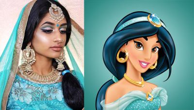 इंडियन लुक में कुछ ऐसी लगती Disney Princesses