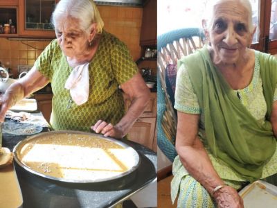 90-year-old woman starts her own business with help of her grand daughter