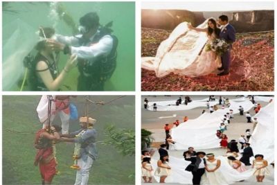 Some of the world's strangest weddings, hard to believe