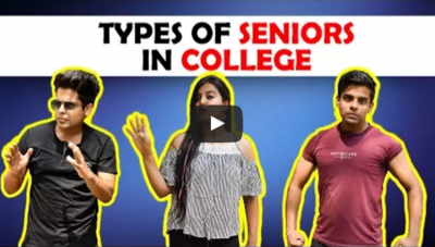 हर कॉलेज में पाए जाते है ऐसे सीनियर्स, देखें वीडियो में