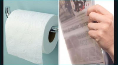 Australian local newspaper solving toilet paper crisis, left pages blank
