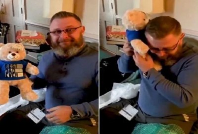 Father hears his dead son's heartbeat in a teddy bear, video viral