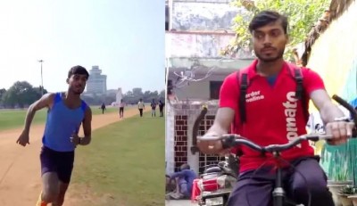 Gold medal-winning athlete becomes ZOMATO delivery boy!