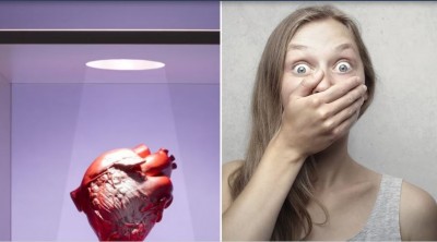 Seeing her own heart in the museum, woman shocked herself, is she still alive without a heart...know the matter?