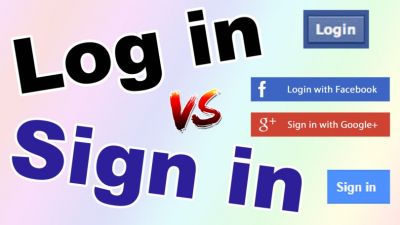 log in  और sign in   जानिए दोनों में क्या अंतर होता है