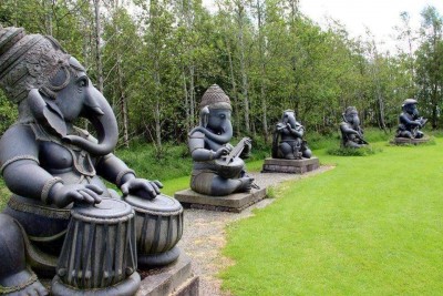 Amazing statue of Ganpati Bappa seen in the park of Ireland