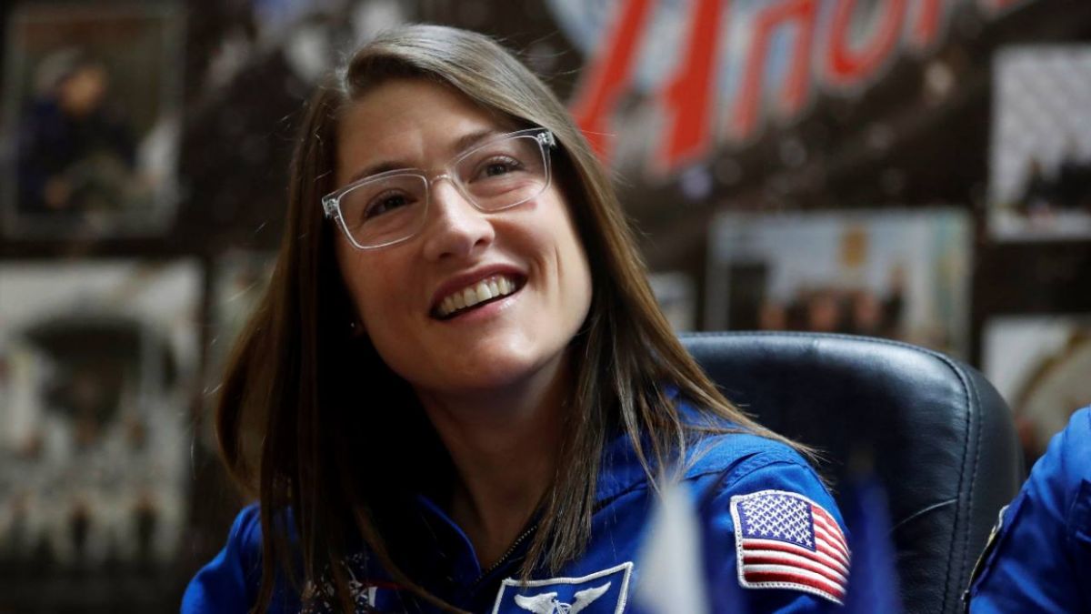 Flight engineer Christina Koch became longest-lived woman in space
