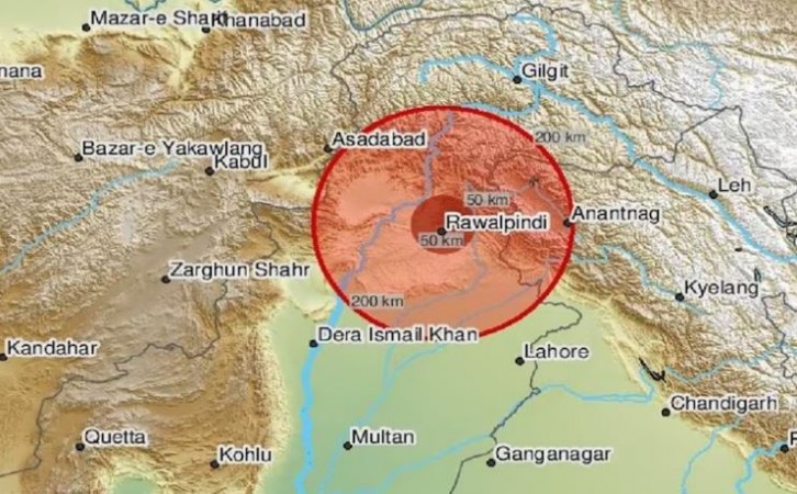 भूकंप के झटकों से थर्राया पाकिस्तान, रिक्टर स्केल पर 6.3 रही तीव्रता