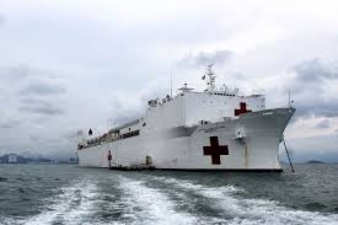 CORONAVIRUS: अमेरिकी नौ सेना ने किया कमाल, जहाज को अस्‍पताल में कर दिया तब्‍दील