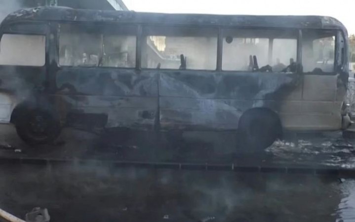 Syria:  Terrorist attack on army bus, 13 killed