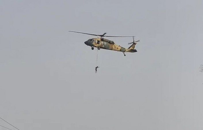 Taliban hanging people from helicopter? Watch This Viral Video