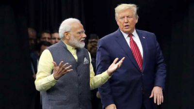 PM Modi was giving speech at UN, President Trump suddenly arrived and then ..