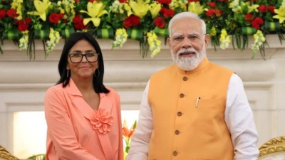 प्रधानमंत्री मोदी और वेनेजुएला की कार्यवाहक राष्ट्रपति रोड्रिगेज की मुलाकात, एनर्जी सेक्टर पर रहा फोकस