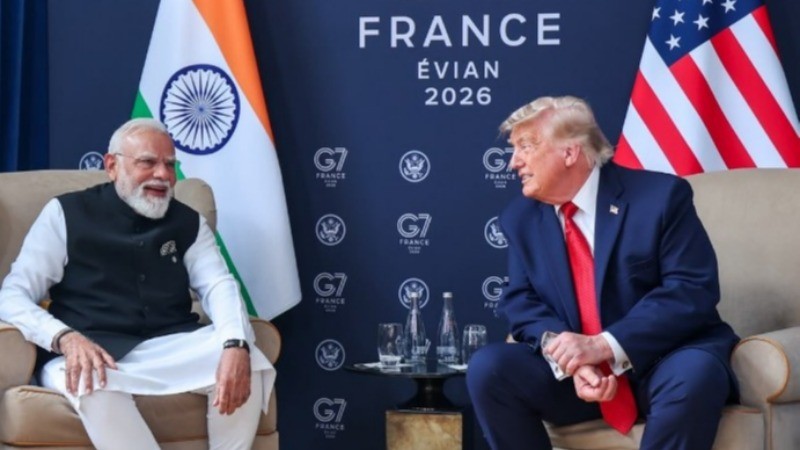 G7 समिट: प्रधानमंत्री मोदी और अमेरिकी राष्ट्रपति ट्रंप की द्विपक्षीय बातचीत, पश्चिम एशिया और ट्रेड पर हुई चर्चा