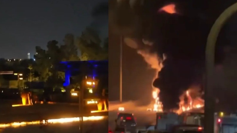 रियाद में अमेरिकी दूतावास पर ड्रोन से हमला: इमारत में लगी आग, अमेरिका ने कहा 