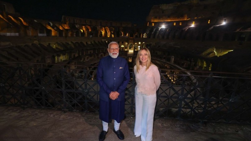 प्रधानमंत्री मोदी ने रोम पहुंचकर जॉर्जिया मेलोनी से की मुलाकात, भारत-इटली साझेदारी और IMAC पर रहेगा फोकस