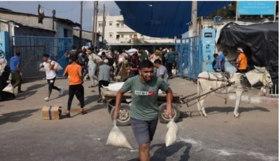 संयुक्त राष्ट्र के गोदामों में 'गाज़ा' के लोगों ने मचाई लूट, उधर फिलिस्तीनियों को बचाने के लिए लगातार अपील कर रहा UN